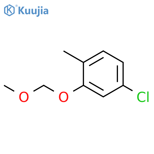 4-chloro-2-(methoxymethoxy)-1-methylbenzene structure
