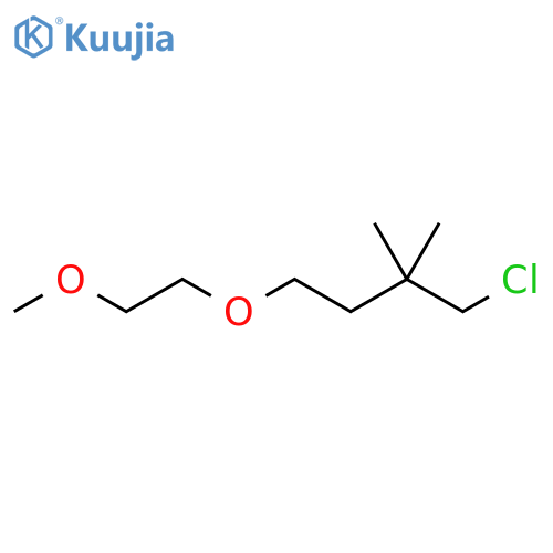 Butane, 1-chloro-4-(2-methoxyethoxy)-2,2-dimethyl- structure
