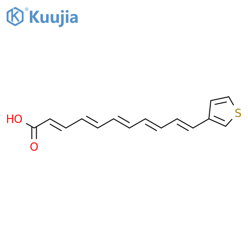 2,4,6,8,10-Undecapentaenoic acid, 11-(3-thienyl)- structure
