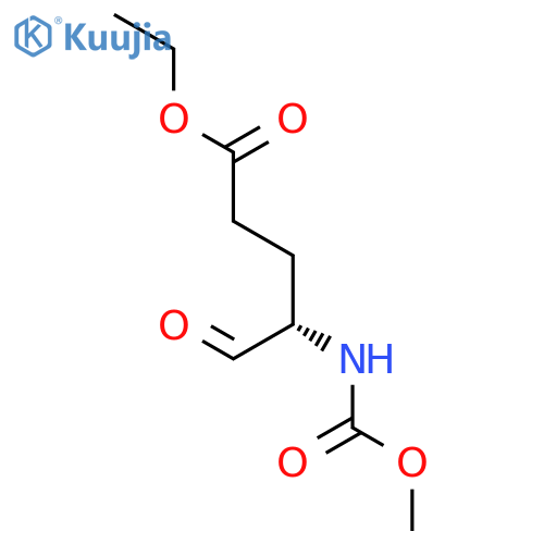 (S)-4-(Methoxycarbonyl)amino-5-oxo-pentanoic Acid Ethyl Ester structure