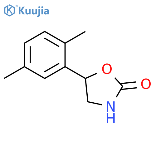 5-(2,5-dimethylphenyl)-1,3-oxazolidin-2-one structure