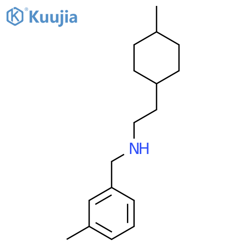 2-(4-methylcyclohexyl)ethyl(3-methylphenyl)methylamine structure