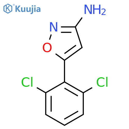 5-(2,6-dichlorophenyl)-1,2-oxazol-3-amine structure