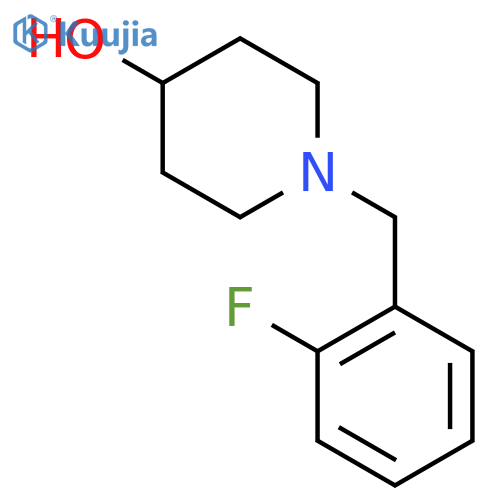1-(2-Fluoro-benzyl)-piperidin-4-ol structure