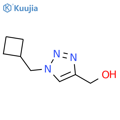 [1-(cyclobutylmethyl)-1H-1,2,3-triazol-4-yl]methanol structure