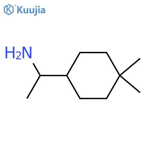 1-(4,4-dimethylcyclohexyl)ethan-1-amine structure
