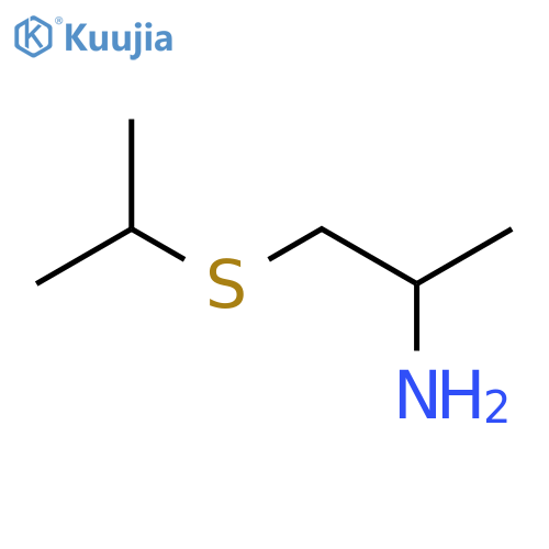 2-Propanamine, 1-[(1-methylethyl)thio]- structure