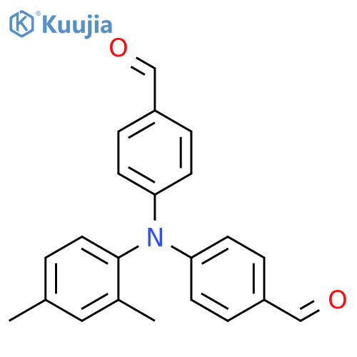 Benzaldehyde, 4,4'-[(2,4-dimethylphenyl)imino]bis- structure