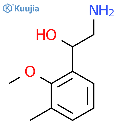 2-amino-1-(2-methoxy-3-methylphenyl)ethan-1-ol structure