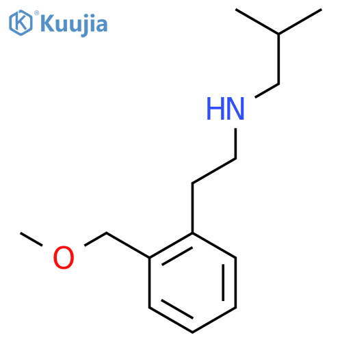{2-[2-(Methoxymethyl)phenyl]ethyl}(2-methylpropyl)amine structure