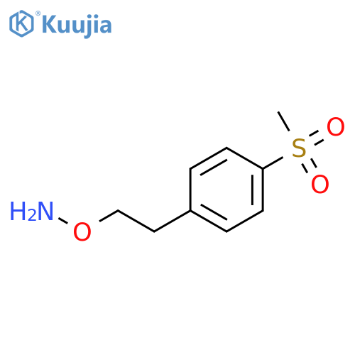 O-2-(4-methanesulfonylphenyl)ethylhydroxylamine structure