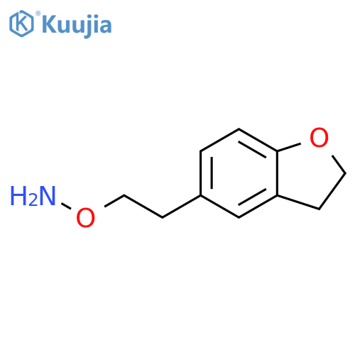 O-2-(2,3-dihydro-1-benzofuran-5-yl)ethylhydroxylamine structure