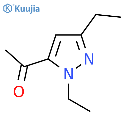 1-(1,3-Diethyl-1h-pyrazol-5-yl)ethan-1-one structure