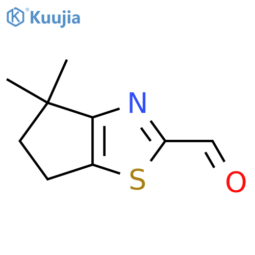 4H-Cyclopentathiazole-2-carboxaldehyde, 5,6-dihydro-4,4-dimethyl-  structure
