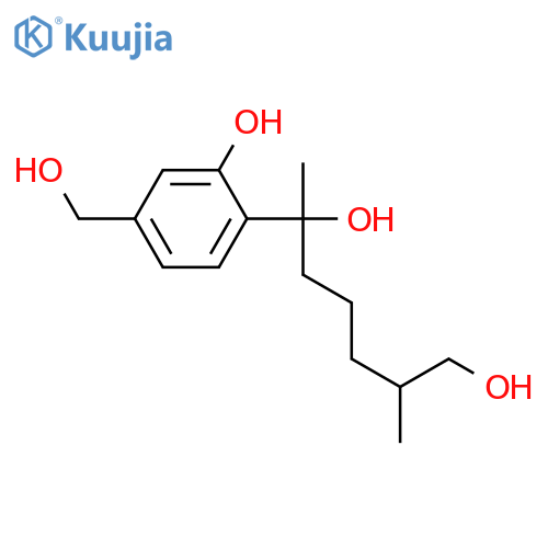 1,3,5-Bisabolatriene-1,7,12,15-tetrol structure