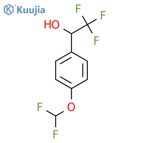 Benzenemethanol, 4-(difluoromethoxy)-a-(trifluoromethyl)- structure