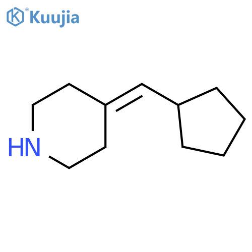 4-(cyclopentylmethylidene)piperidine structure
