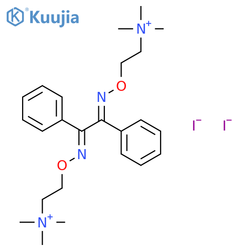 3,8-Dioxa-4,7-diazadeca-4,6-diene-1,10-diaminium,N1,N1,N1,N10,N10,N10-hexamethyl-5,6-diphenyl-, iodide (1:2) structure