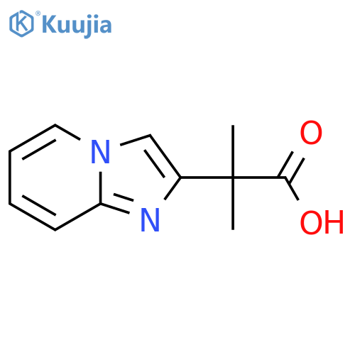 2-{imidazo1,2-apyridin-2-yl}-2-methylpropanoic acid structure