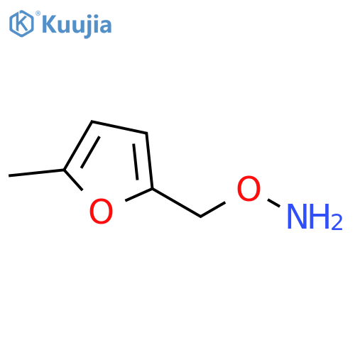 O-(5-methylfuran-2-yl)methylhydroxylamine structure