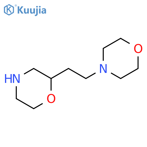 4-2-(morpholin-2-yl)ethylmorpholine structure