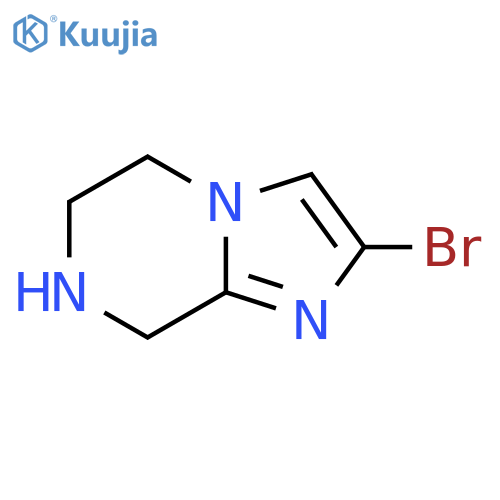 2-bromo-5H,6H,7H,8H-imidazo[1,2-a]pyrazine structure