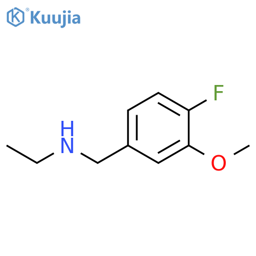 (4-Fluoro-3-methoxybenzyl)ethylamine structure