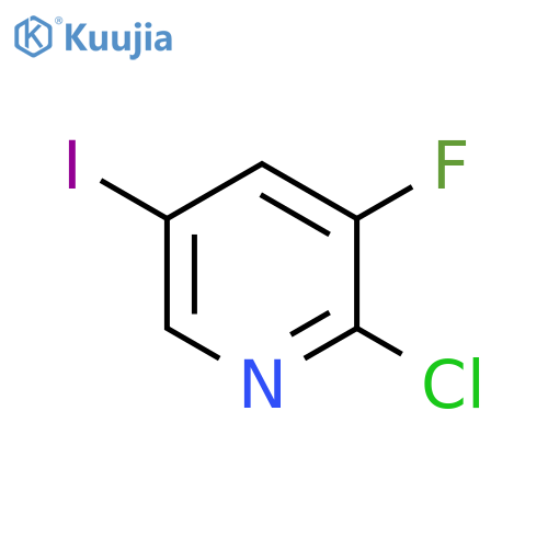 2-Chloro-3-fluoro-5-iodopyridine structure