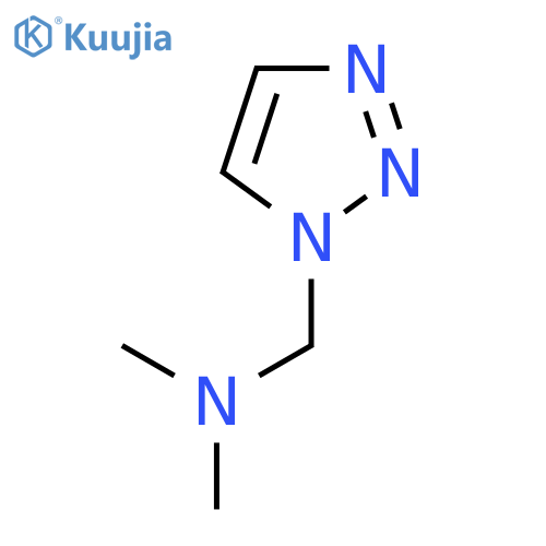 N,N-dimethyl-1-(triazol-1-yl)methanamine structure