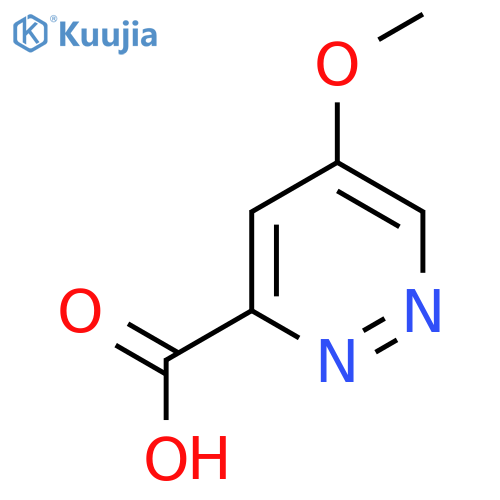 5-Methoxypyridazine-3-carboxylic acid structure