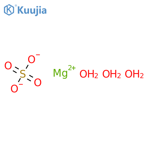 Magnesium sulfate trihydrate structure