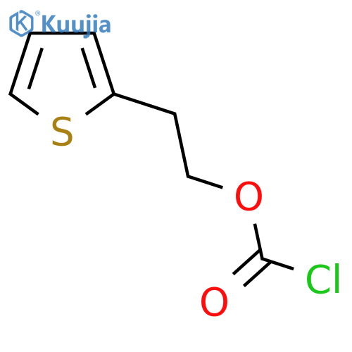2-(Thiophen-2-yl)ethyl chloroformate structure