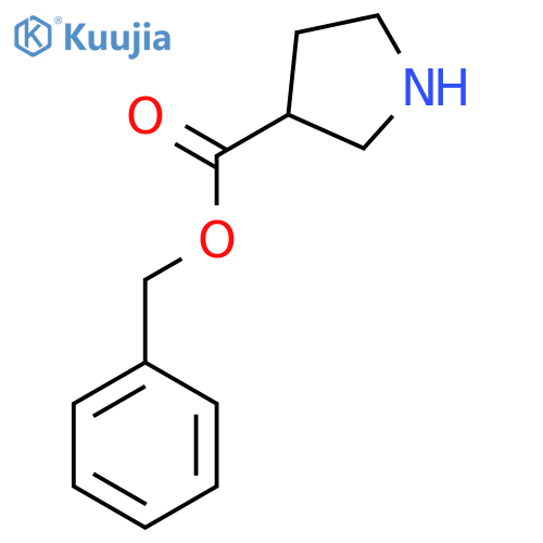Benzyl pyrrolidine-3-carboxylate structure