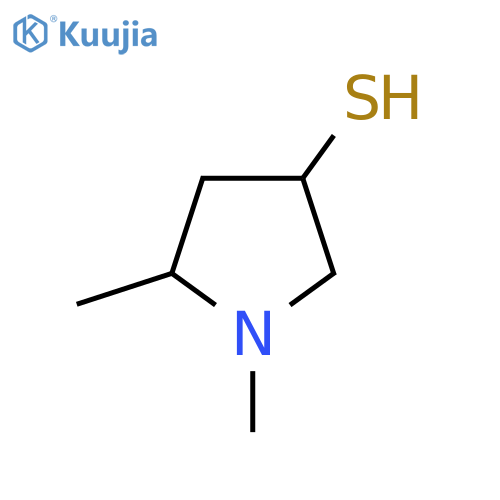 1,5-Dimethylpyrrolidine-3-thiol structure