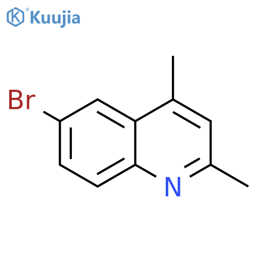 Quinoline, 6-bromo-2,4-dimethyl- structure