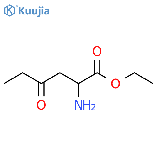 ethyl 2-amino-4-oxohexanoate structure