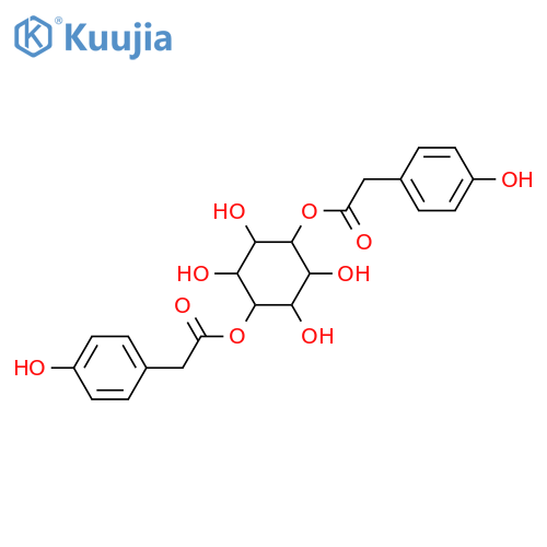 muco-Inositol; 3,6-Bis-O-(4-hydroxyphenylacetyl) structure