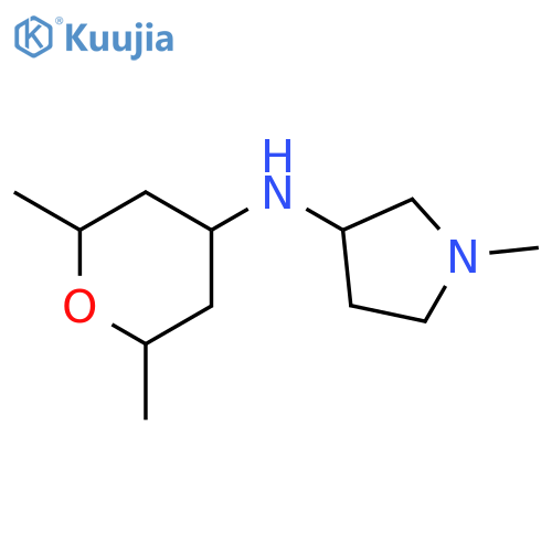 N-(2,6-dimethyloxan-4-yl)-1-methylpyrrolidin-3-amine structure