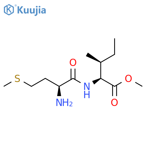 methyl L-methionyl-L-isoleucinate structure