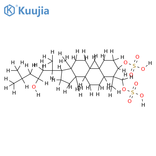 3,28-Disulfate-Cycloartane-3,23,28-triol structure
