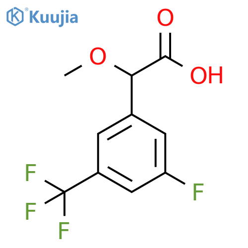 2-3-fluoro-5-(trifluoromethyl)phenyl-2-methoxyacetic acid structure