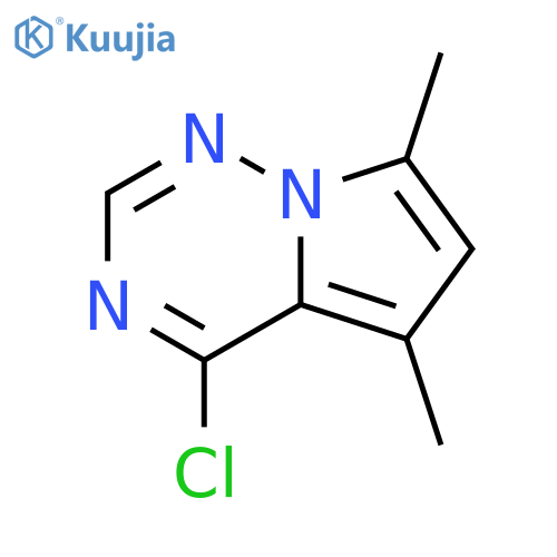 4-chloro-5,7-dimethylpyrrolo[2,1-f][1,2,4]triazine structure