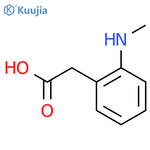 2-[2-(Methylamino)phenyl]acetic acid structure