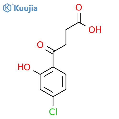 4-(4-Chloro-2-hydroxyphenyl)-4-oxobutanoic acid structure