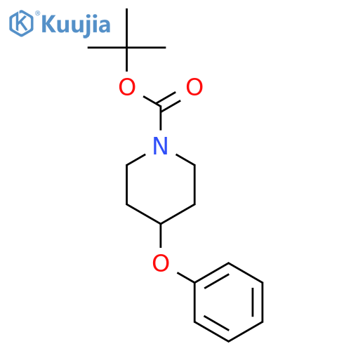 tert-Butyl 4-phenoxypiperidine-1-carboxylate structure