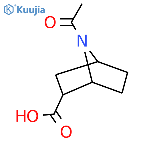 7-Acetyl-7-azabicyclo[2.2.1]heptane-2-carboxylic acid structure