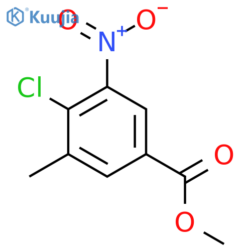 Methyl 4-chloro-3-methyl-5-nitrobenzoate structure