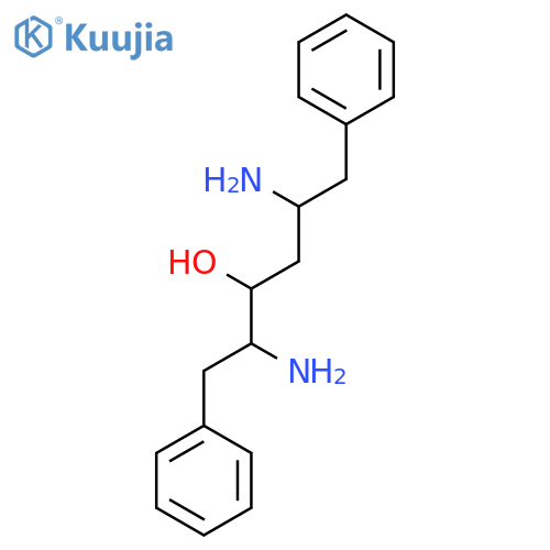 2S,3S,5S-2,5-DIAMINO-3-HYDROXY-1,6-DIPHENYLHEXANE, DIHYDROCHLORIDE structure
