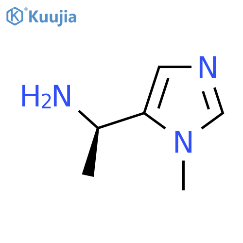 (1R)-1-(1-methyl-1H-imidazol-5-yl)ethan-1-amine structure