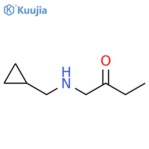 2-Butanone, 1-[(cyclopropylmethyl)amino]- structure